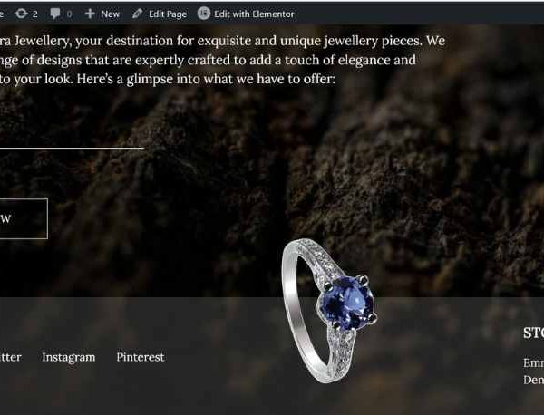 Jewellery Ecommerce Website